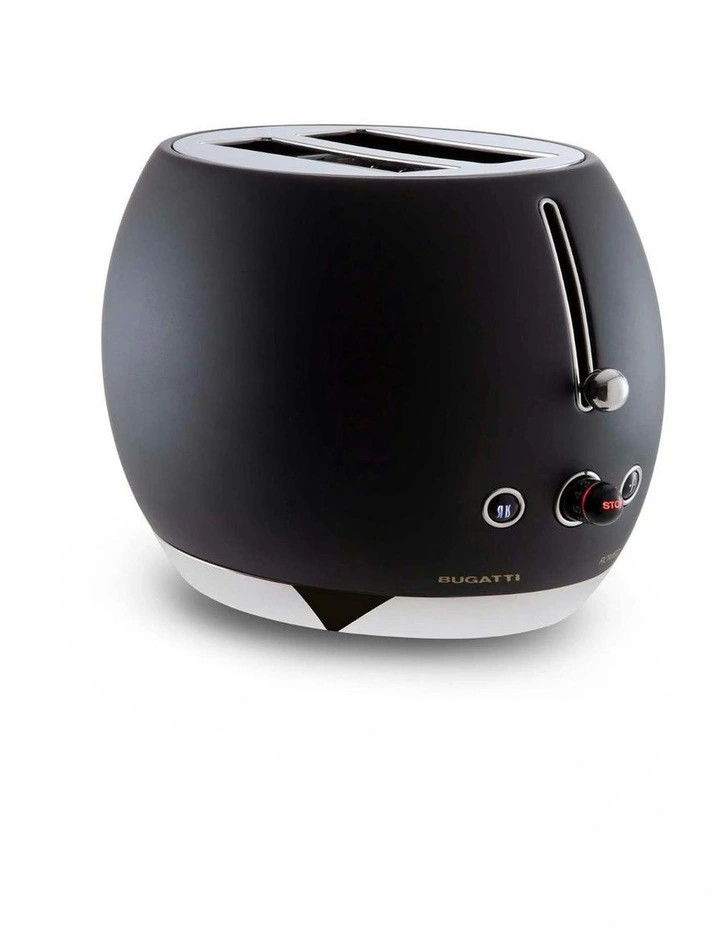 18/10 Stainless Steel Romeo 2-Slice Toaster in Black image 1