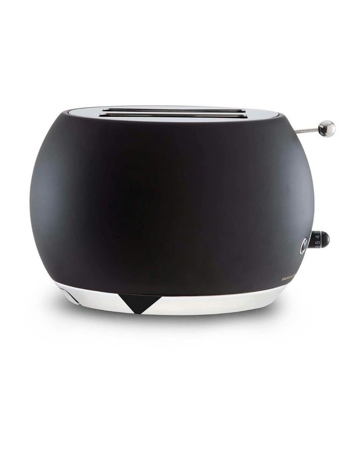 18/10 Stainless Steel Romeo 2-Slice Toaster in Black image 2
