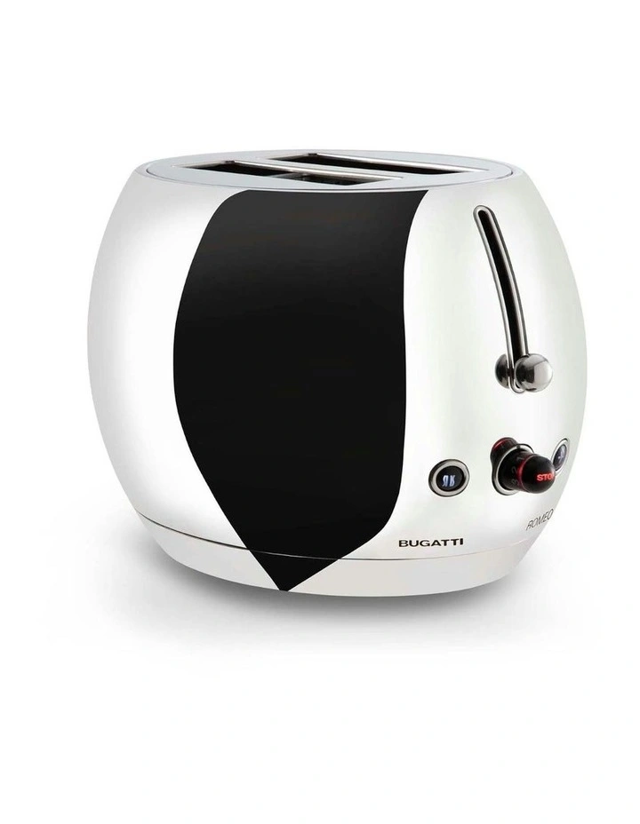 Romeo 2-Slice Toaster in Chrome image 1