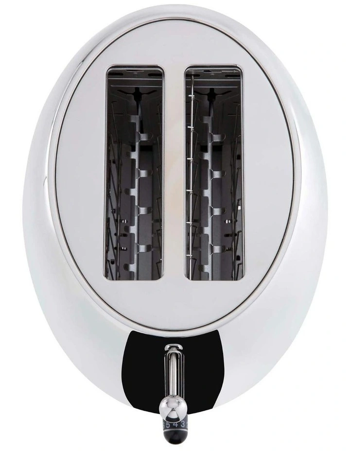 Romeo 2-Slice Toaster in Chrome image 3