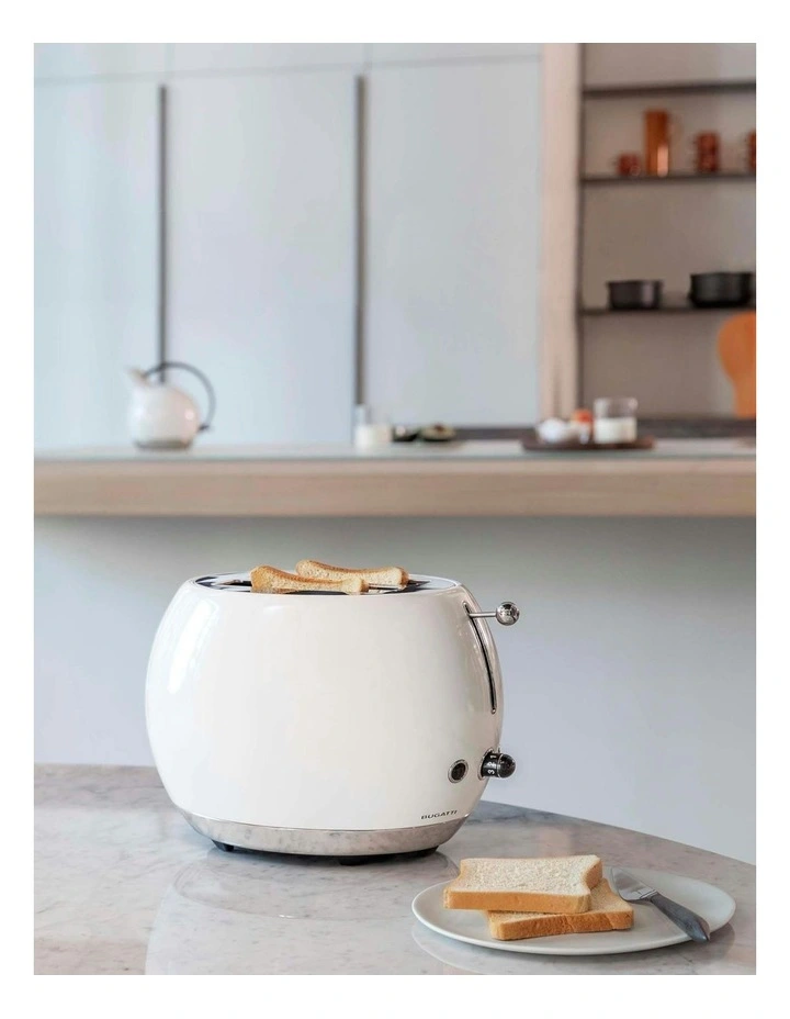 Romeo 2-Slice Toaster in White image 4