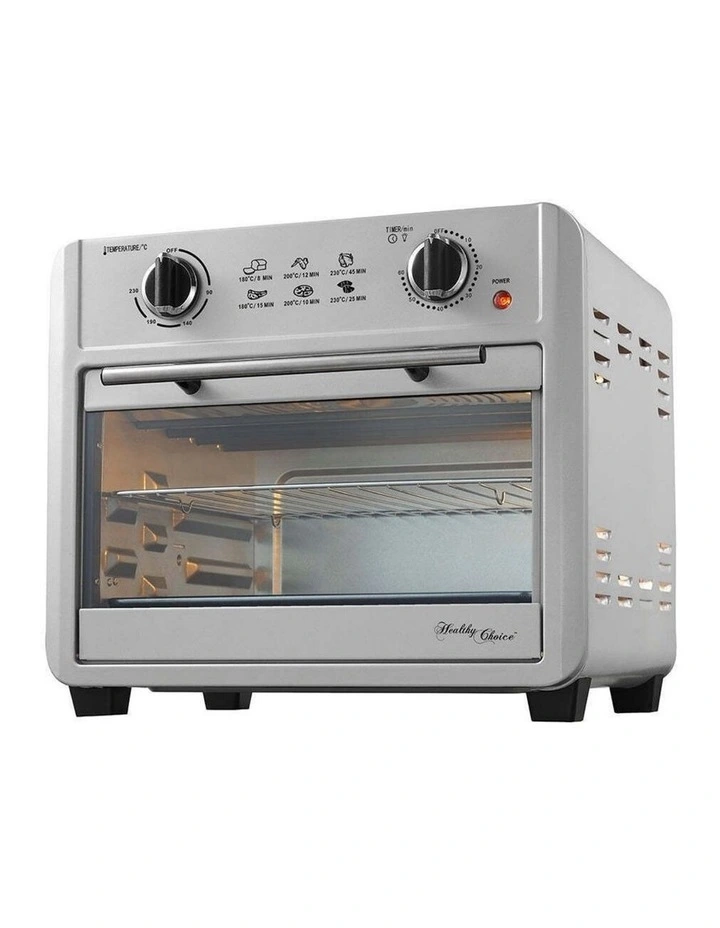 Air Fryer Oven And 3 Cooking Accessories 23L in Silver image 1