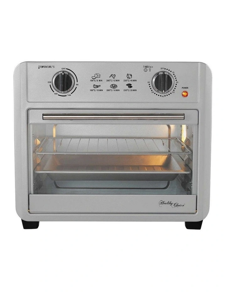 Air Fryer Oven And 3 Cooking Accessories 23L in Silver image 2