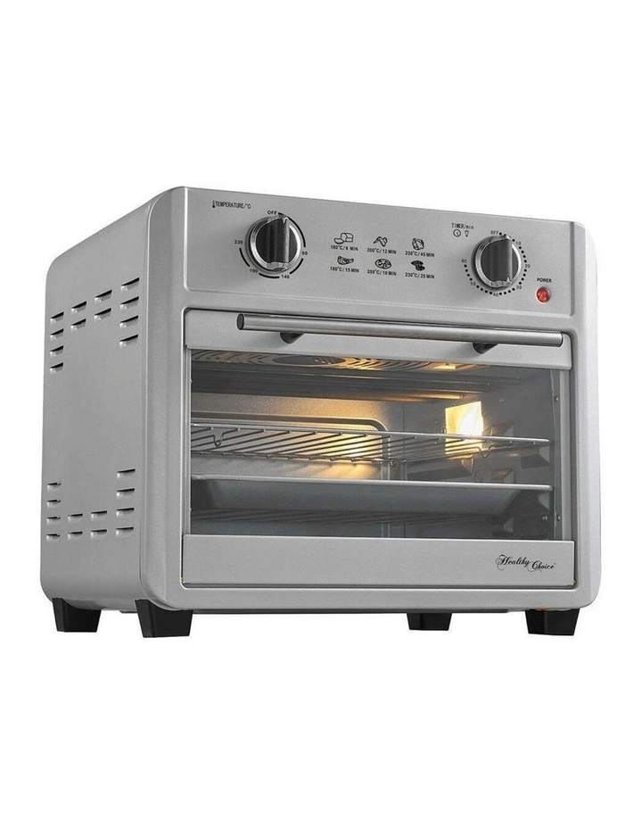 Air Fryer Oven And 3 Cooking Accessories 23L in Silver image 4