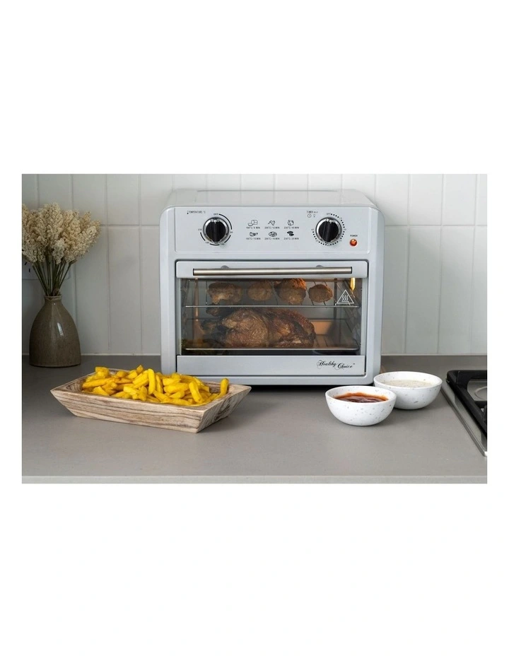 Air Fryer Oven And 3 Cooking Accessories 23L in Silver image 5