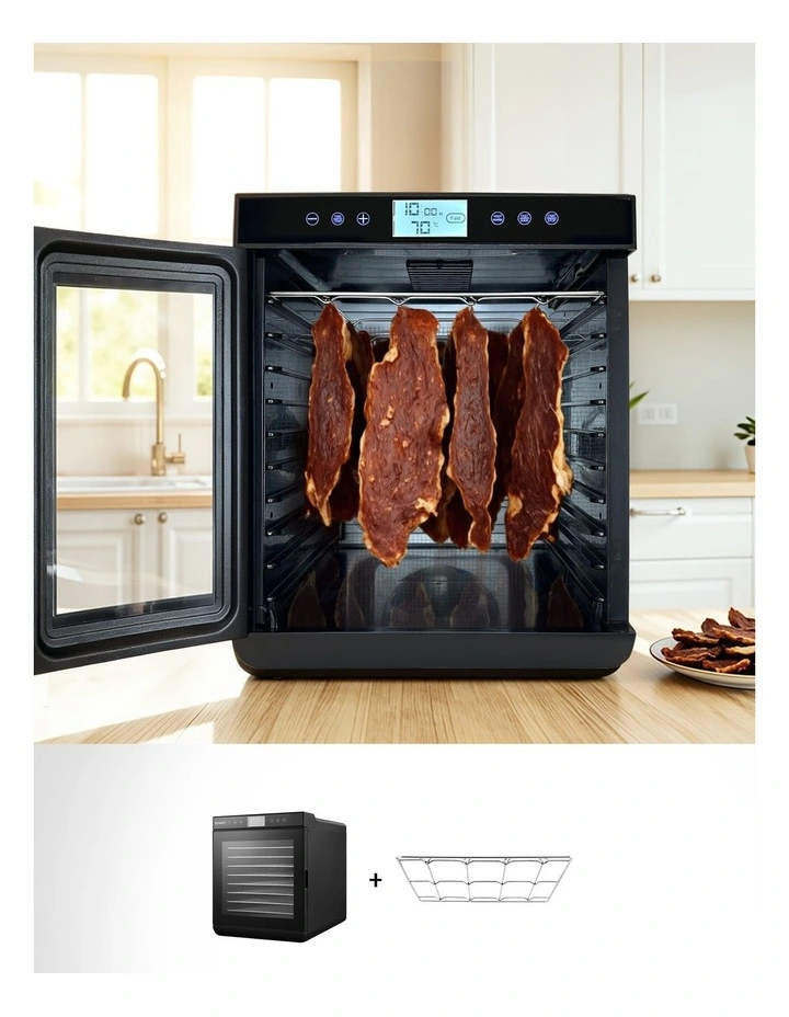 Devanti 10 Trays Food Dehydrator with Stainless Steel Tray image 4