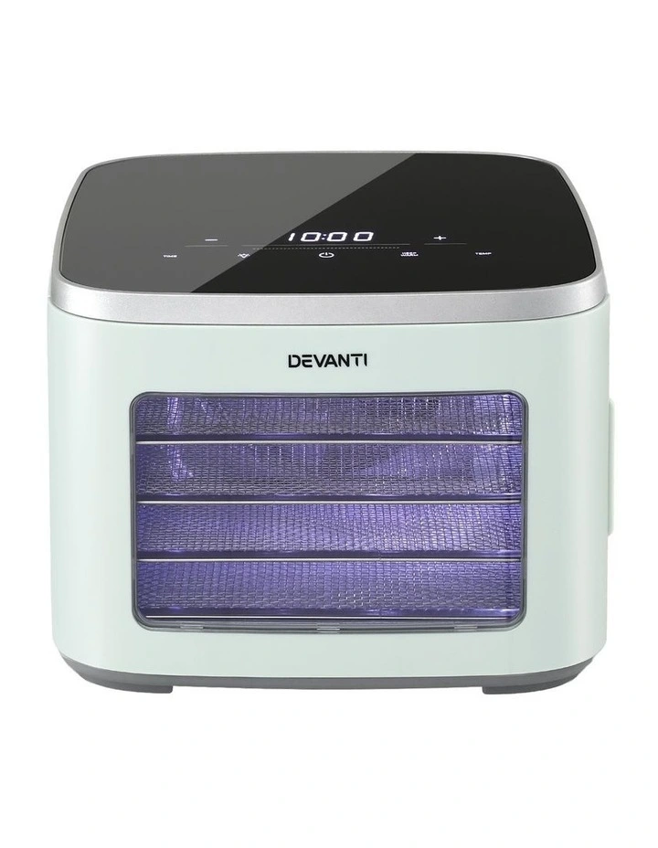 Devanti Food Dehydrator Machine 5 Tray Mini Fruit Dryer Maker Green image 3