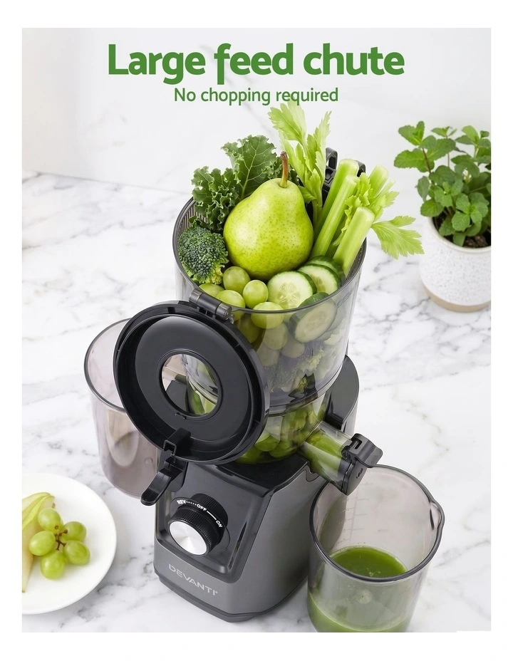 DEVANTI Slow Juicer Cold Press 200W for Fruit Vegetable Juice image 5
