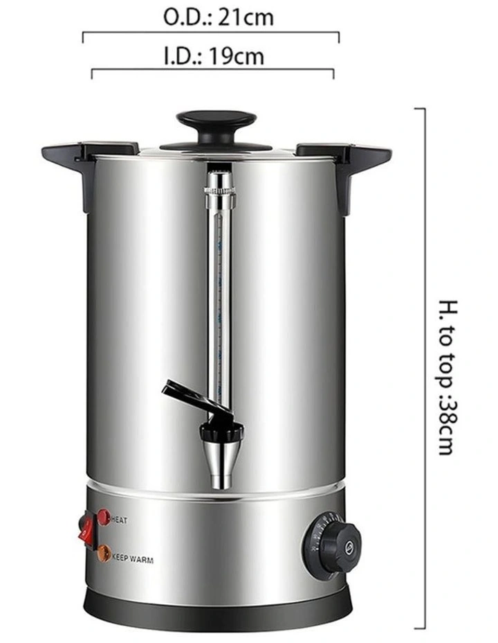 SOGA 8L Stainless Steel Electric Hot Water Urn image 4