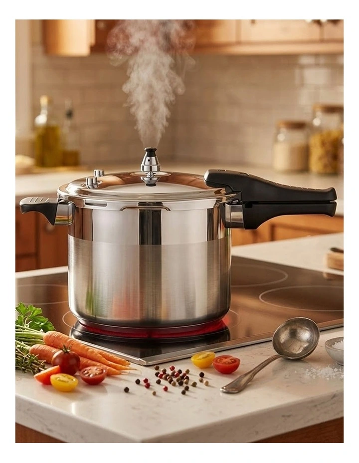 SOGA 10L Commercial Grade Stainless Steel Pressure Cooker With Seal image 2