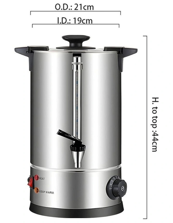 SOGA 10L Stainless Steel Electric Hot Water Urn image 4