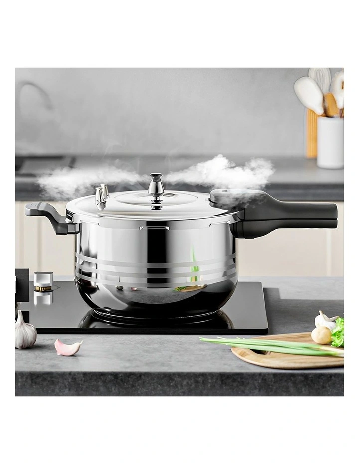 SOGA 5L Commercial Grade Stainless Steel Pressure Cooker image 2