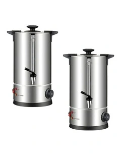 SOGA 2 Pack 12L Stainless Steel Electric Hot Water Urns