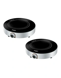 SOGA 2 Pack 26cm Portable Induction Cooktops