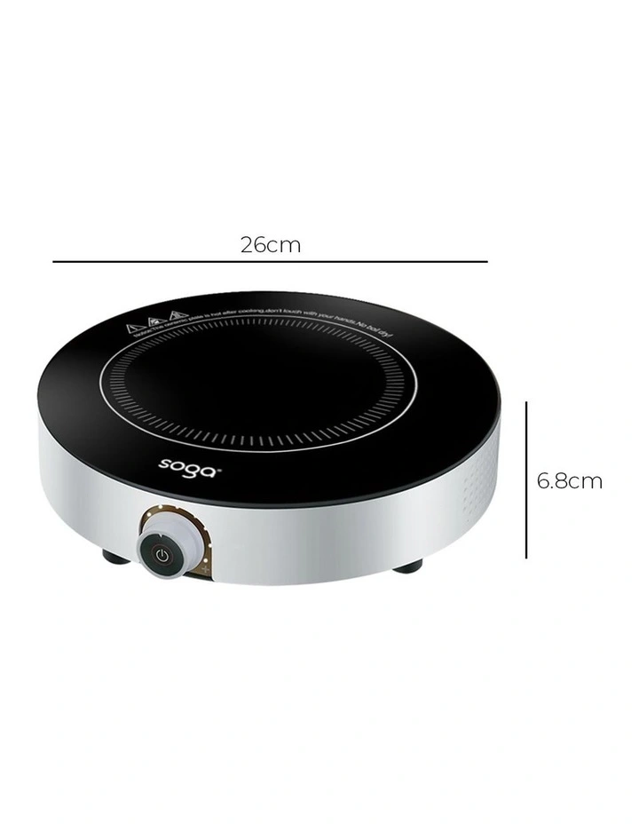 SOGA 2 Pack 26cm Portable Induction Cooktops image 7