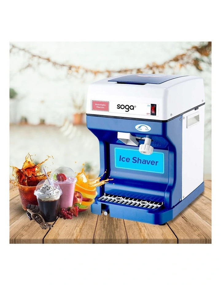 SOGA 250W Commercial Electric Ice Shaver - 120kg/h image 2
