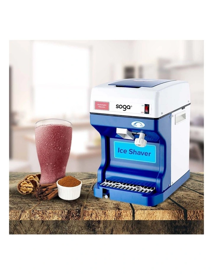 SOGA 250W Commercial Electric Ice Shaver - 120kg/h image 5