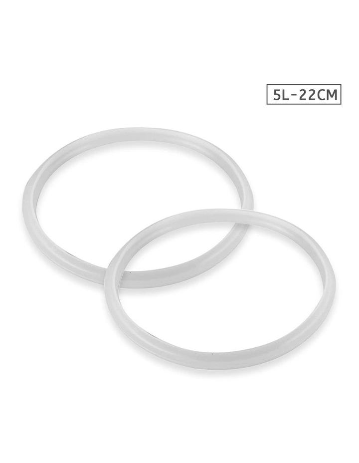SOGA Silicone 2X 5L Pressure Cooker Rubber Seal Ring Replacement Spare Parts image 4
