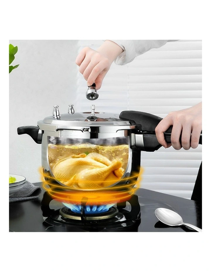 SOGA 8L Commercial Grade Stainless Steel Pressure Cooker image 4