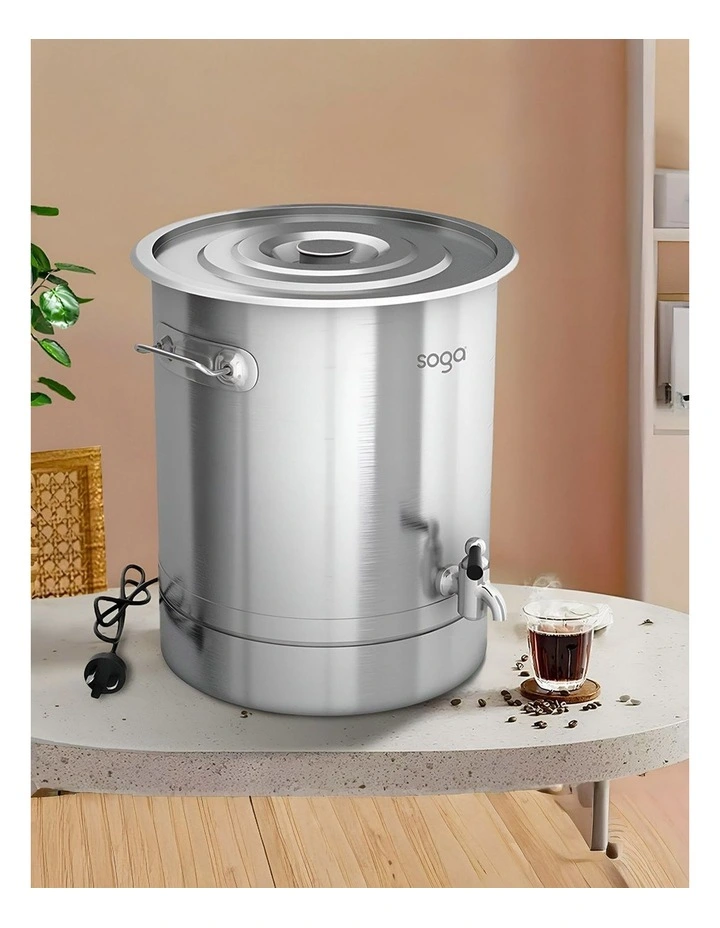SOGA 2 Pack 21L 2200W Stainless Steel Commercial Hot Water Urns image 2
