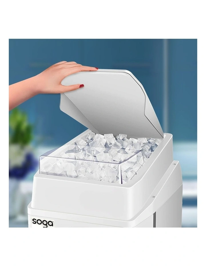 SOGA 300W Commercial Electric Ice Shaver - 120kg/h White image 2