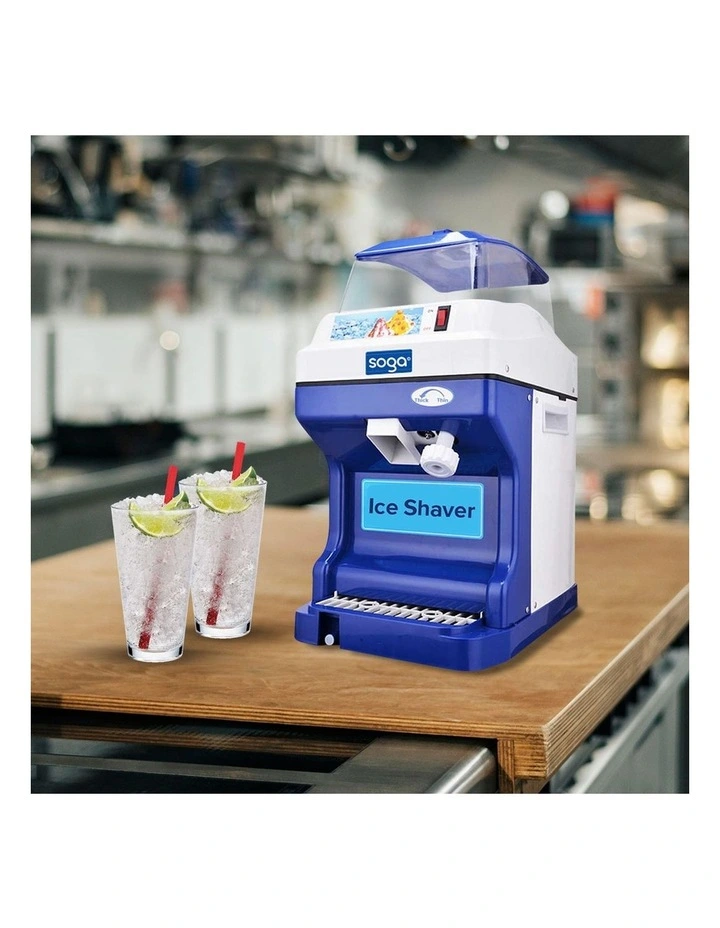 SOGA 300W Commercial Electric Ice Shaver - 180kg/h image 2