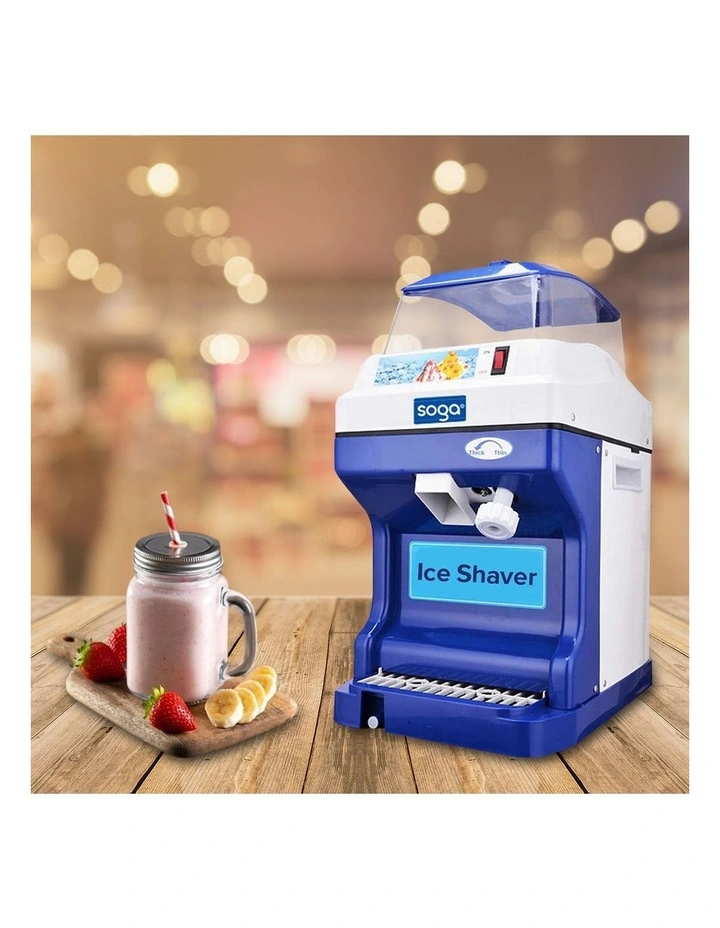 SOGA 300W Commercial Electric Ice Shaver - 180kg/h image 3