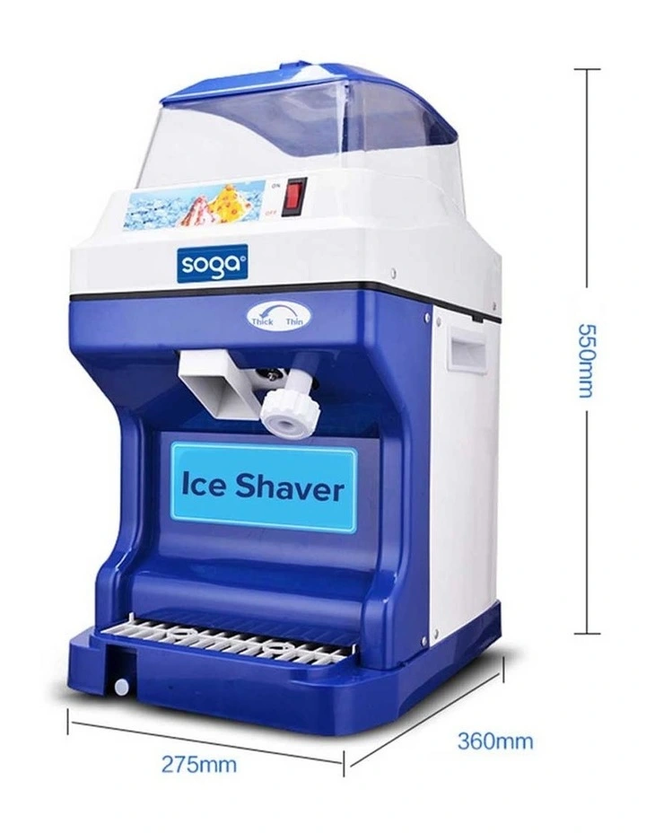 SOGA 300W Commercial Electric Ice Shaver - 180kg/h image 7