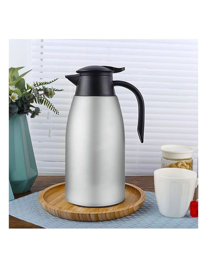 SOGA 2 Pack 1.5L 3-Layer Stainless Steel Vacuum Flasks - Silver image 2