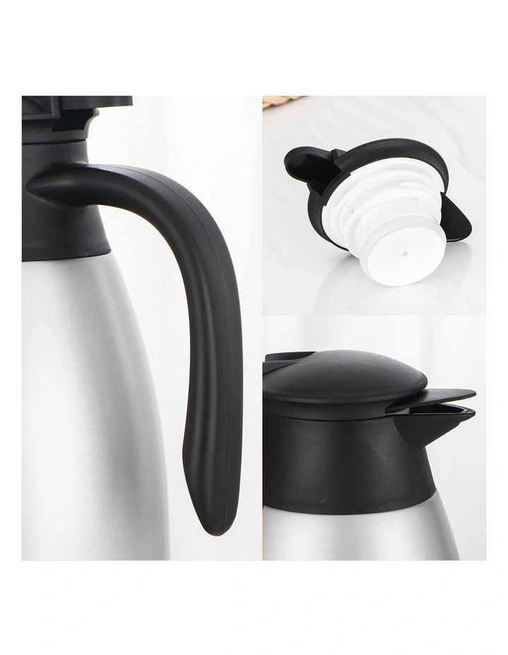 SOGA 2 Pack 1.5L 3-Layer Stainless Steel Vacuum Flasks - Silver image 7