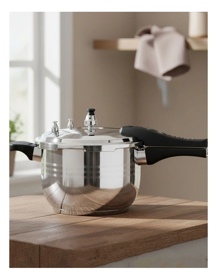 SOGA 5L Commercial Grade Stainless Steel Pressure Cooker With Seal image 3