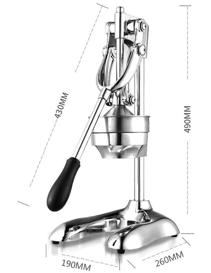 SOGA 2X Stainless Steel Manual Citrus Juicer Hand Press Juice Extractor image 4