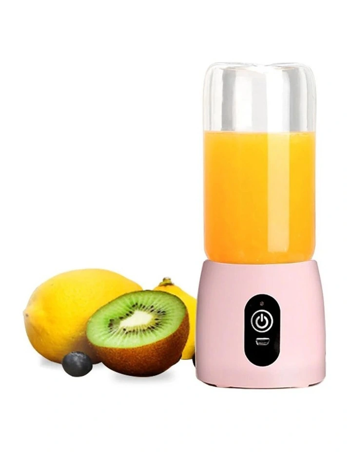 SOGA 2 Pack USB Rechargeable Mini Juicers - Pink image 2