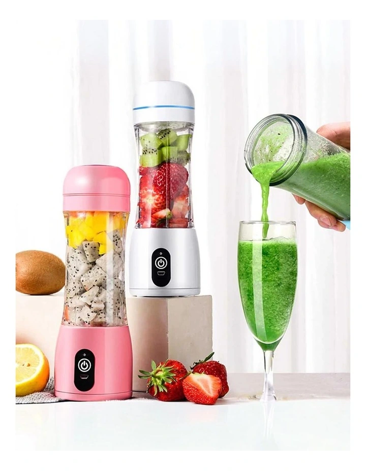 SOGA 380ml USB Rechargeable Mini Juicer - Blue image 2