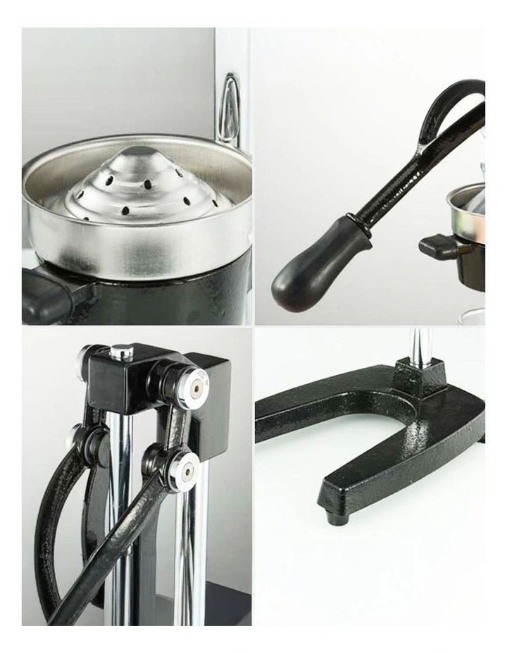 SOGA 2 Pack Commercial Cast Iron Manual Citrus Juicers - Black image 2