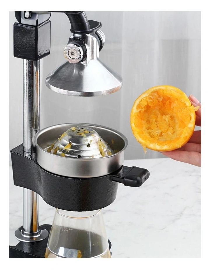 SOGA 2 Pack Commercial Cast Iron Manual Citrus Juicers - Black image 3