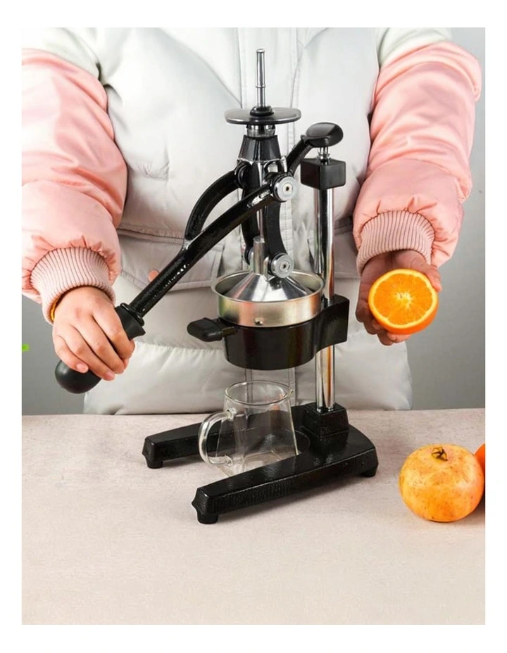 SOGA 2 Pack Commercial Cast Iron Manual Citrus Juicers - Black image 5