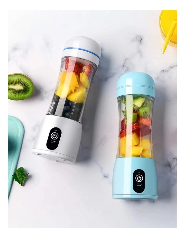 SOGA 2 Pack 380ml USB Rechargeable Mini Juicers - Pink image 6