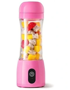 SOGA 380ml USB Rechargeable Mini Juicer - Pink