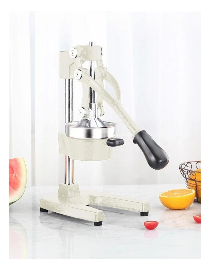 SOGA 2 Pack Commercial Cast Iron Manual Citrus Juicers - White image 2