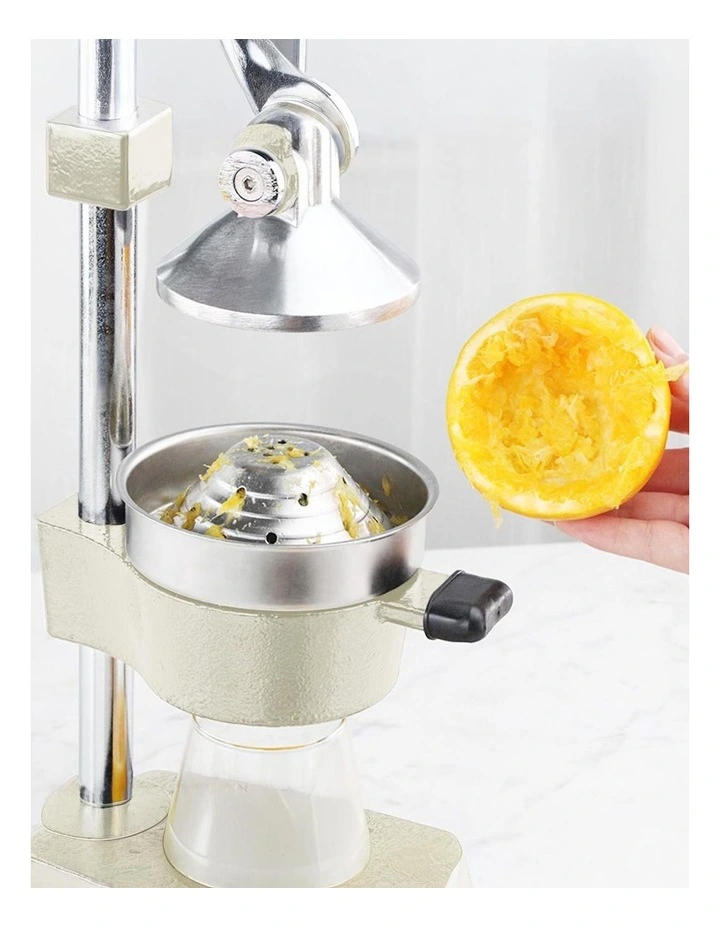 SOGA 2 Pack Commercial Cast Iron Manual Citrus Juicers - White image 3