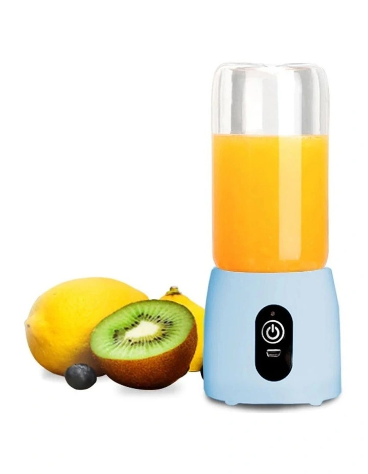 SOGA 2 Pack USB Rechargeable Mini Juicers - Blue image 2