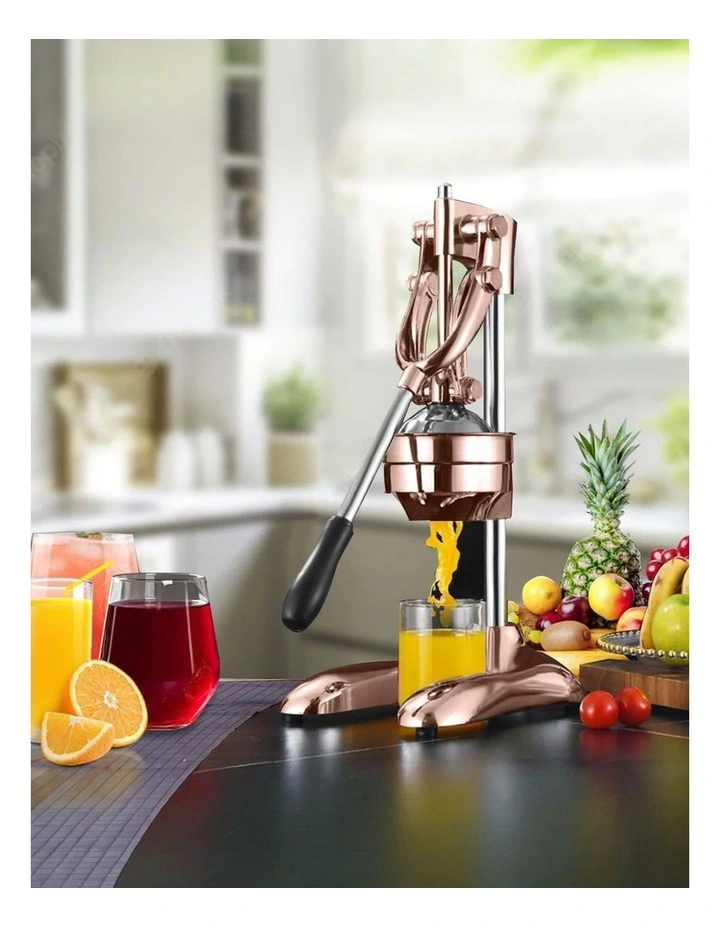 SOGA 2 Pack Stainless Steel Manual Citrus Juicers - Gold image 3