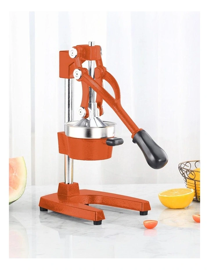 SOGA 2 Pack Commercial Cast Iron Manual Citrus Juicers - Orange image 2
