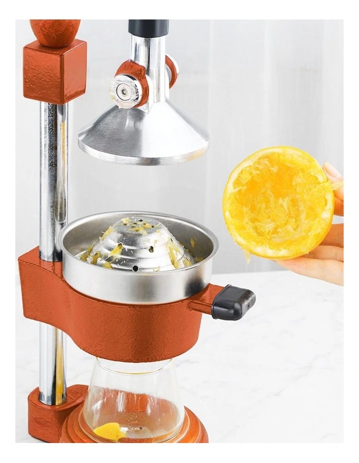 SOGA 2 Pack Commercial Cast Iron Manual Citrus Juicers - Orange image 3