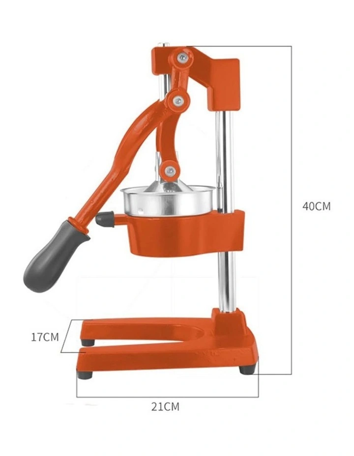 SOGA 2 Pack Commercial Cast Iron Manual Citrus Juicers - Orange image 5