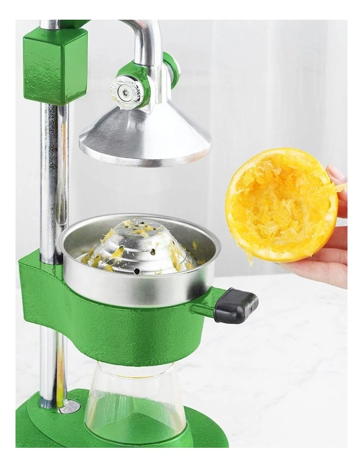 SOGA 2 Pack Commercial Cast Iron Manual Citrus Juicers - Green image 3