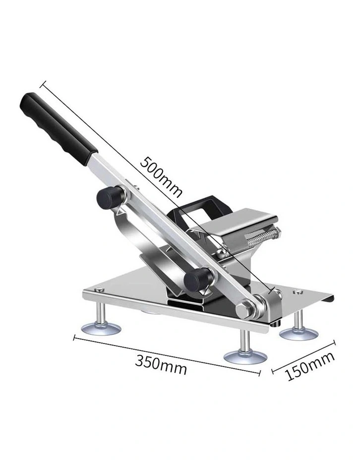 SOGA 2 Pack Stainless Steel Manual Frozen Meat Slicers image 3