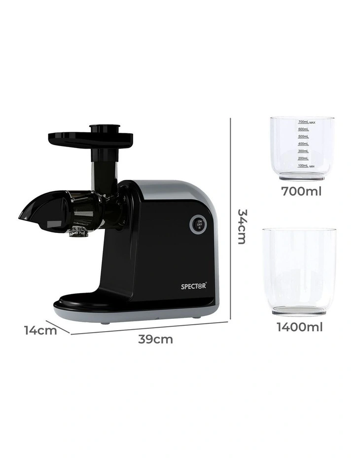 Spector Cold Press Slow Juicer 150W Fruit Vegetable image 3