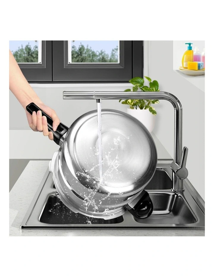 SOGA 4L Commercial Grade Stainless Steel Pressure Cooker image 3